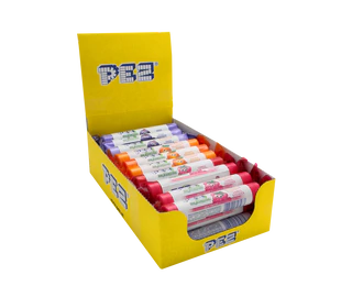 Product image - Dextrose rolls raspberry, orange, lemon mixed box 39g