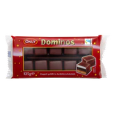 Product image - Domino dices with dark chocolate 125g