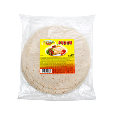 Product image 1 - Dürüm wheat flour tortilla 800g (8x30cm)