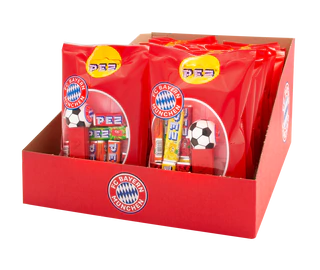 Product image 2 - FC Bayern Munich PEZ-dispenser incl. refill packs 85g