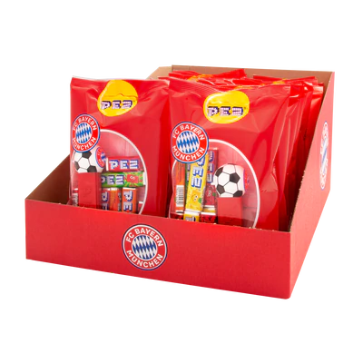 Product image 2 - FC Bayern Munich PEZ-dispenser incl. refill packs 85g