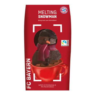 Product image 1 - FC Bayern Munich chocolate melting snowman 75g