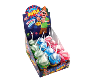 Product image - Fizzy-dip lollipops 12x50g counter display