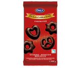 Product image - Gingerbread with dark chocolate Stars-Hearts-Pretzels 400g