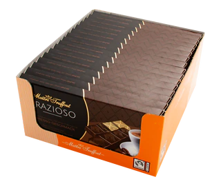 Product image 2 - Grazioso dark chocolate with espresso flavoured filling 100g (8x12,5g)