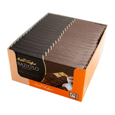 Product image 2 - Grazioso dark chocolate with espresso flavoured filling 100g (8x12,5g)