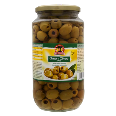 Product image 1 - Green olives – pitted 920g
