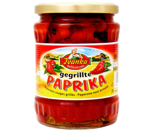 Product image - Grilled red paprika in brine 580ml