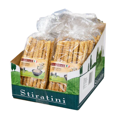 Product image 2 - Grissini breadsticks with sesame 250g