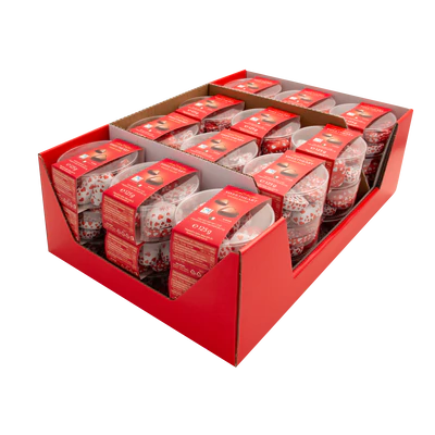 Product image 2 - Heart pralines with hazelnut cream filling 125g