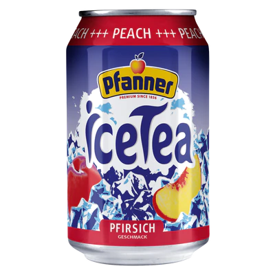 Product image 1 - Icetea peach 0,33l