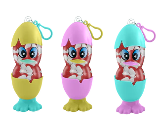 Product image 2 - Jelly beans baby chicken key chain 50g