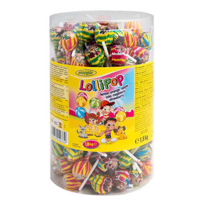 Product image 1 - Lollipops 1,8kg (180x10g)