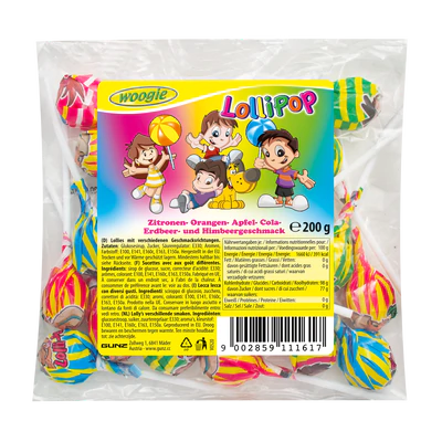 Product image 1 - Lollipops mix 200g
