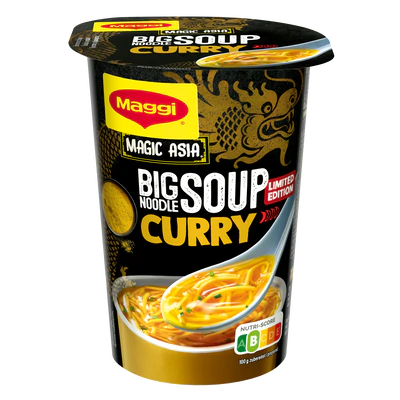 Product image 1 - Magic Asia Big Noodle Soup Curry 78g