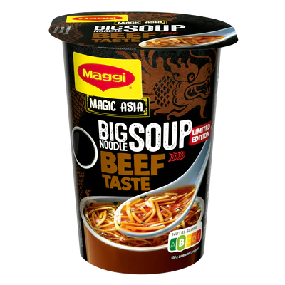 Product image 1 - Magic Asia Big Noodle Soup beef 78g