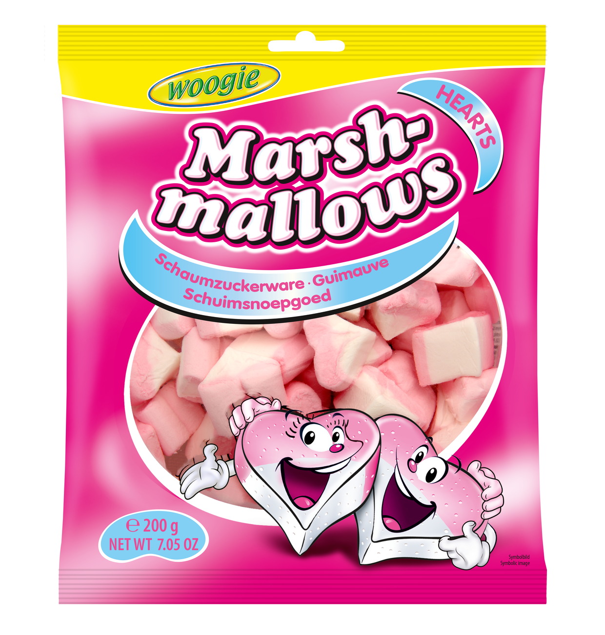 Gunz Marshmallows hearts 200g