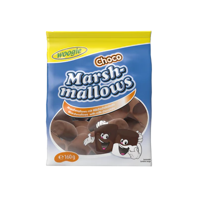Product image 1 - Marshmallows with milk chocolate 160g