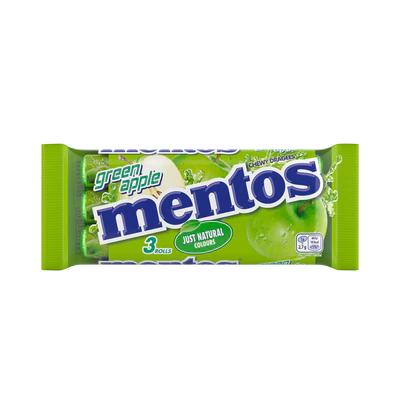 Product image 1 - Mentos apple 3x37,5g