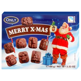 Product image - Milk chocolate Merry X-mas figures 100g