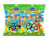 Product image - Milk chocolate eggs with hazelnut cream filling big/small 400g mixed case