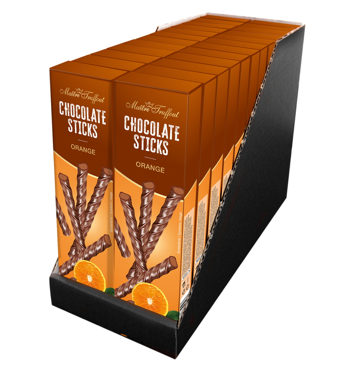 Gunz Milk chocolate sticks orange 75g