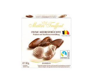 Product image 1 - Mini-pralines sea shells 50g