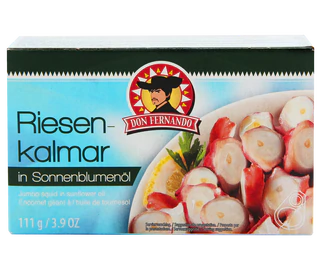 Product image 3 - Mussel and giant squid 100x111g display