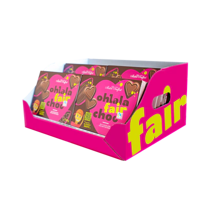 Product image 2 - Ohlala Heart-shaped pralines with hazelnut cream filling 110g