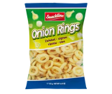 Product image 1 - Onion rings corn snack salted 125g