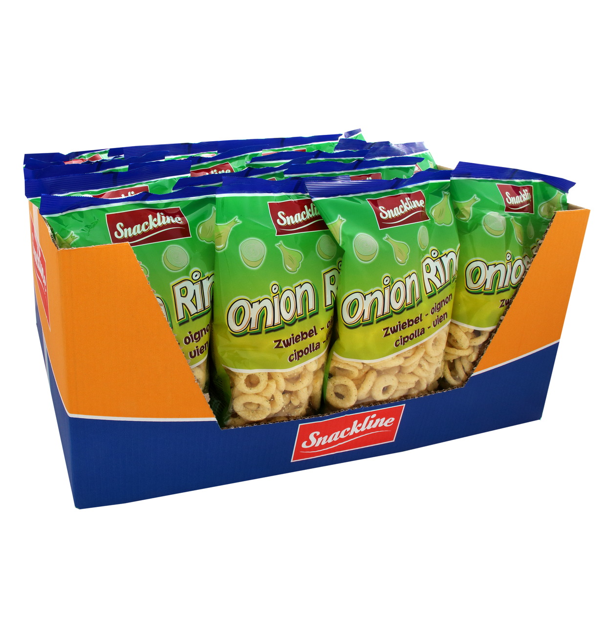 Herde Konkurrieren Mais snackline onion rings Hand voll Pence Übersetzer