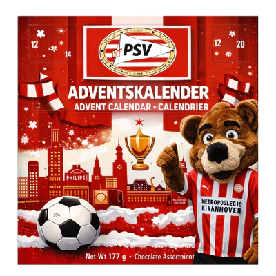 Product image 1 - PSV Advent calendar 177g