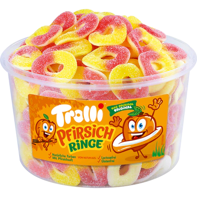 Product image 1 - Peach rings 1200g