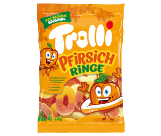 Product image - Peach rings 200g