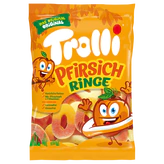 Product image - Peach rings 200g