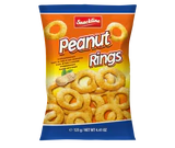 Product image 1 - Peanut rings peanut corn snack 125g