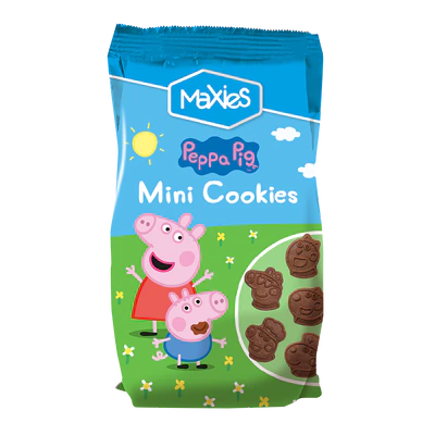Product image 1 - Peppa Pig mini cookies cocoa 100g