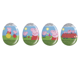 Product image 2 - Peppa Pig surprise egg 48x20g counter display