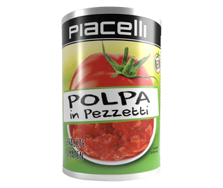 Product image - Polpa in Pezzetti - chopped tomatoes 400g