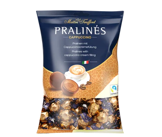 Product image - Pralines milk chocolate with cappuccino filling 125g