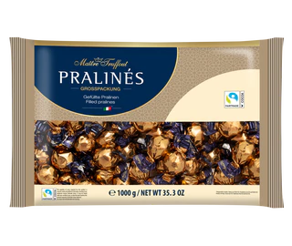 Product image - Pralines milk chocolate with cappuccino filling 1kg