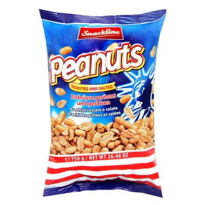 Product image 1 - Roasted peanuts with salt 750g