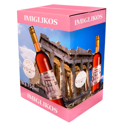 Product image 2 - Rosé wine Imiglikos smooth 11% vol. 0,75l