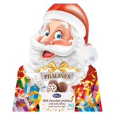 Product image - Santa Claus milk chocolate pralines with milk filling & cocoa crisps 100g