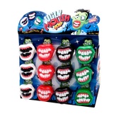 Product image - Scary dentures lollipops 12x15g counter display