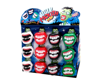 Product image 1 - Scary dentures lollipops 12x15g counter display