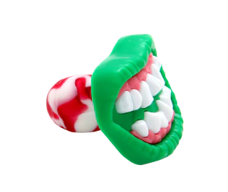 Product image 2 - Scary dentures lollipops 12x15g counter display