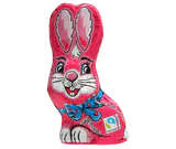 Product image - Sitting bunny pink - milk chocolate 60g
