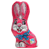 Product image - Sitting bunny pink - milk chocolate 60g