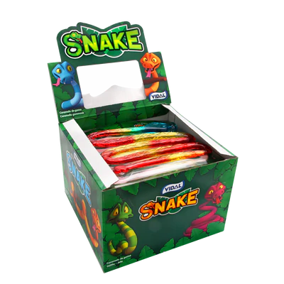 Product image 1 - Snake Jelly &ndash; Fruit Gummy Snake 11x66g counter display